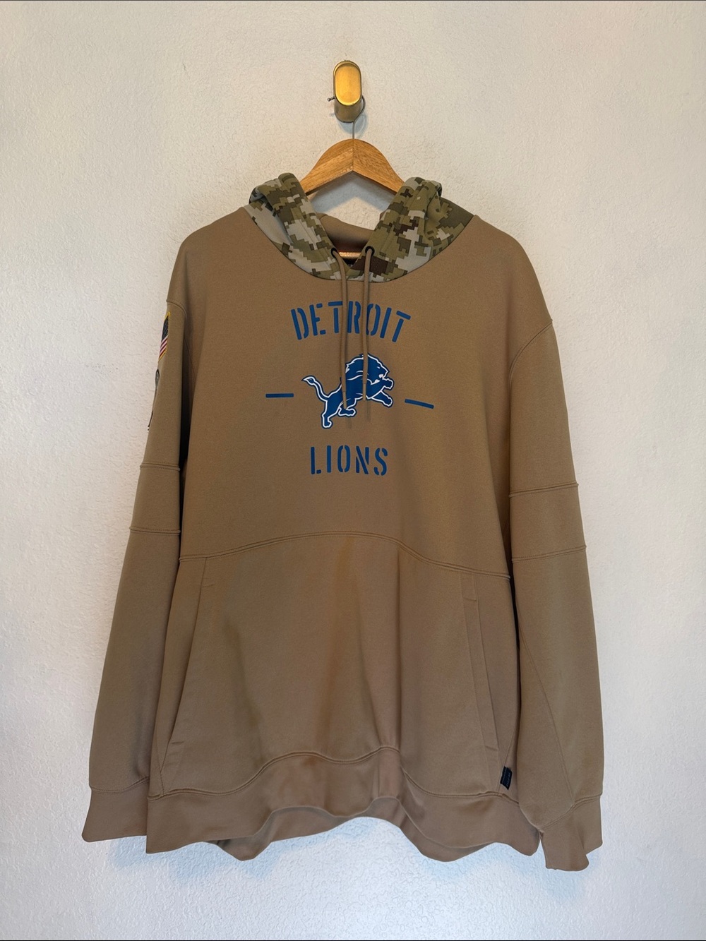 *Nike* Detroit Lions Salute To Service Pullover Hoodie